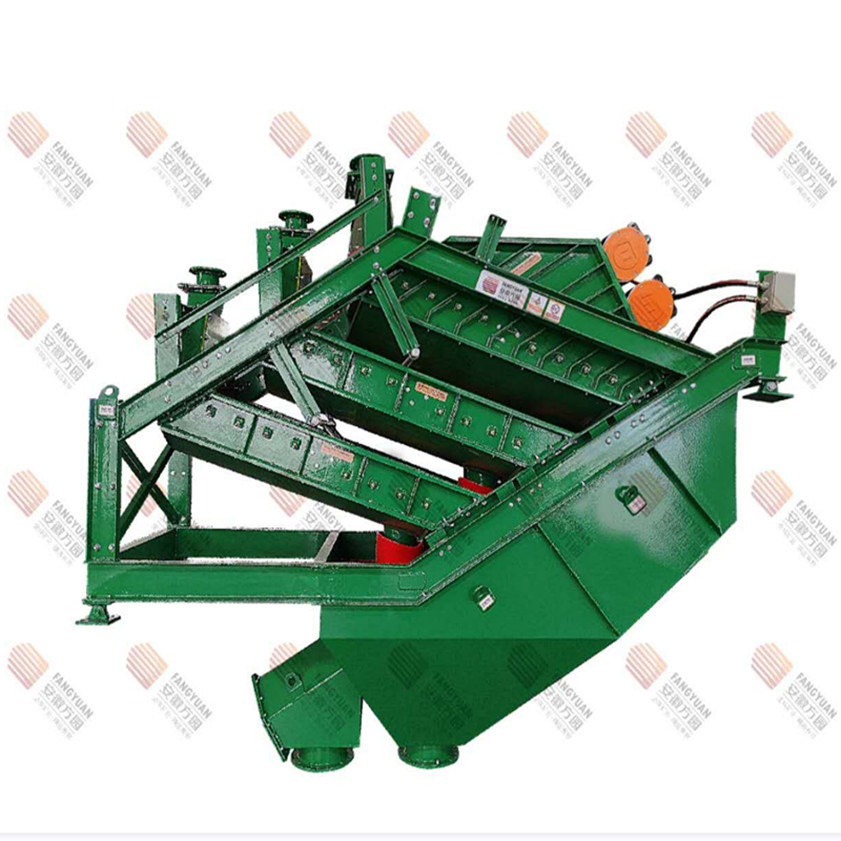 3-deck FY-HVS-1320 High Frequency Screen with Polyurethane Nozzles